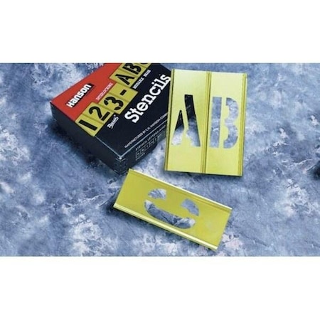 Accuform BRASS STENCILS CHARACTER SIZE 1 in NSR921 NSR921